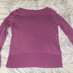 Halogen lightweight pink sweater, size medium